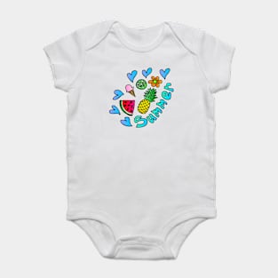 Summer Smiles Baby Bodysuit